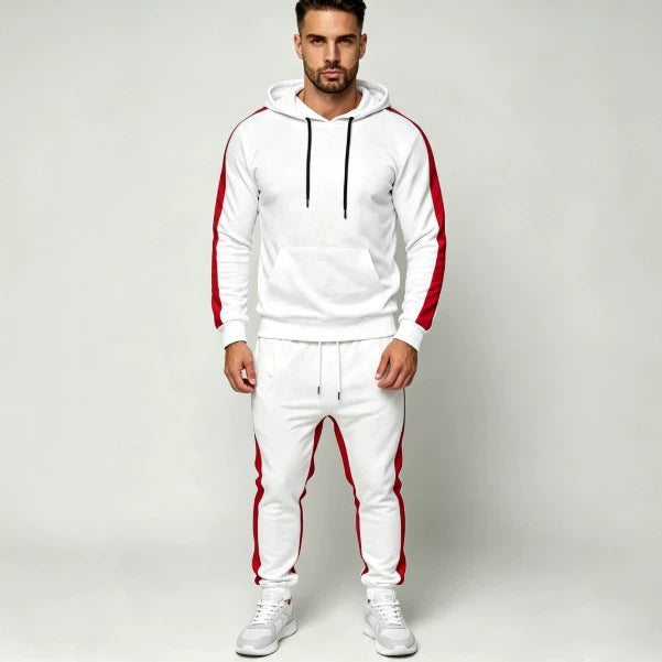 Conjunto deportivo unisex con sudadera con capucha y pantalón