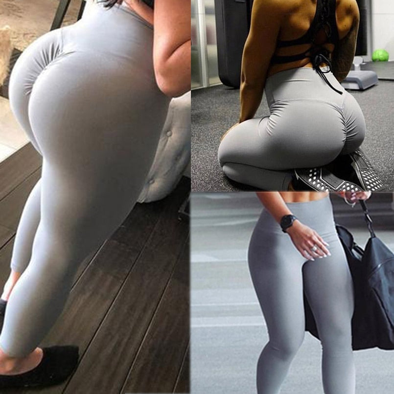 Leggings deportivos de mujer para fitness y yoga, pantalones de entrenamiento de cintura alta, leggings con efecto levantacola, ropa deportiva.