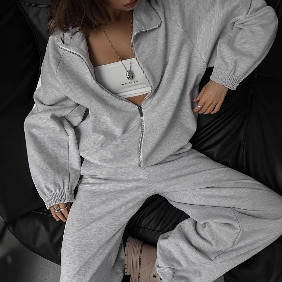 Conjunto deportivo de manga larga para mujer