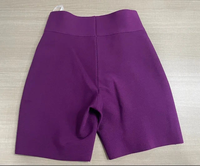 Short deportivo elástico de cintura alta para mujer
