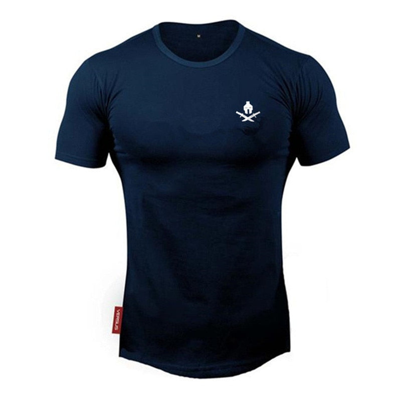 Camiseta deportiva de algodón para hombre