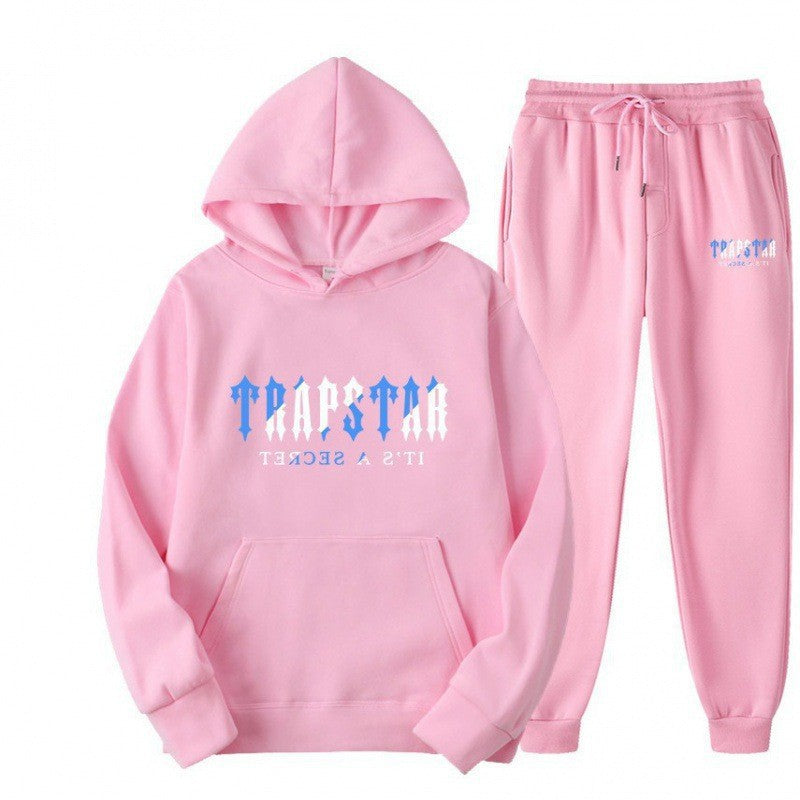 Conjunto deportivo casual con sudadera con capucha para hombre