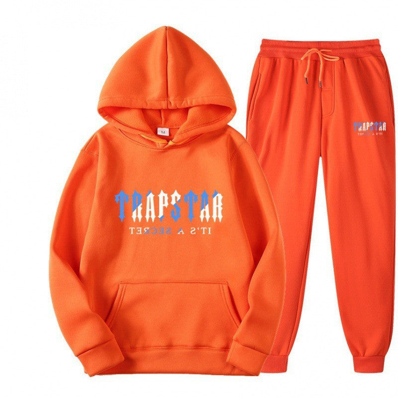 Conjunto deportivo casual con sudadera con capucha para hombre
