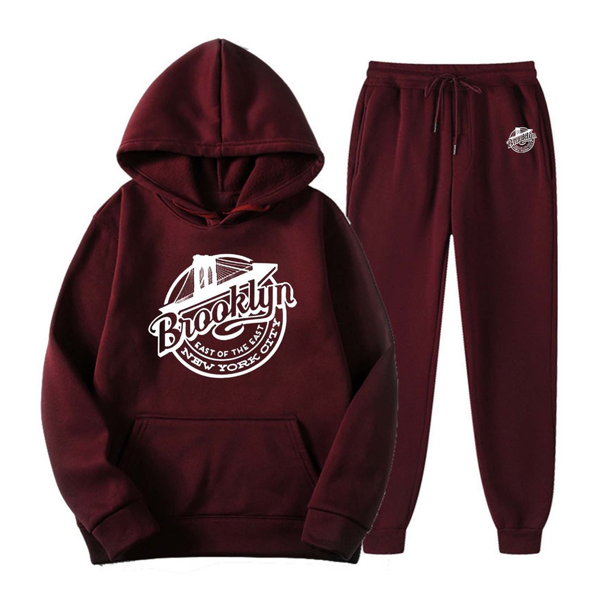 Conjunto de chándal con capucha para hombre