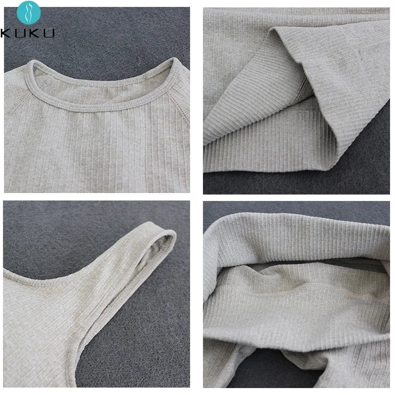 Conjunto deportivo de yoga sin costuras para mujer, ropa de entrenamiento para gimnasio, top corto de manga larga y leggings de cintura alta