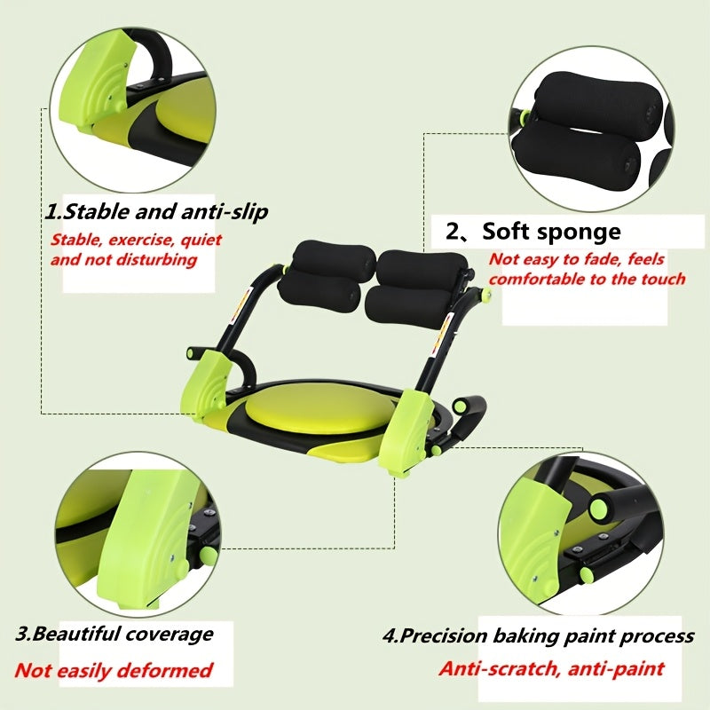 Máquina de Entrenamiento para Gym en Casa – Cuerpo Completo, Hierro, 53x42x40cm, Sin Electricidad, Verde