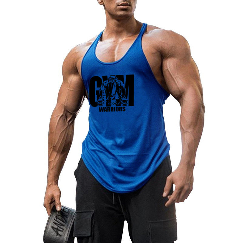 Camiseta de tirantes deportiva de algodón para hombre