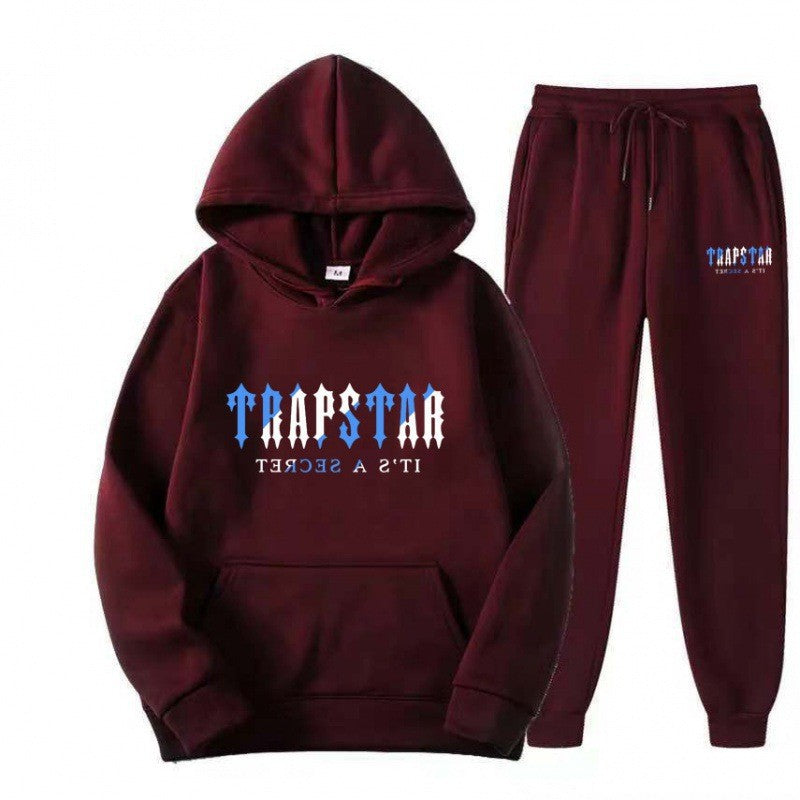 Conjunto deportivo casual con sudadera con capucha para hombre