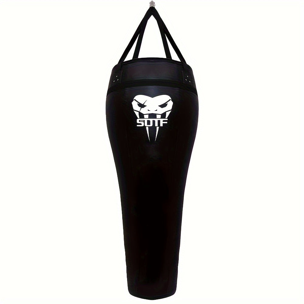 Muay Thai Hanging Sandbag Faux Leather-0