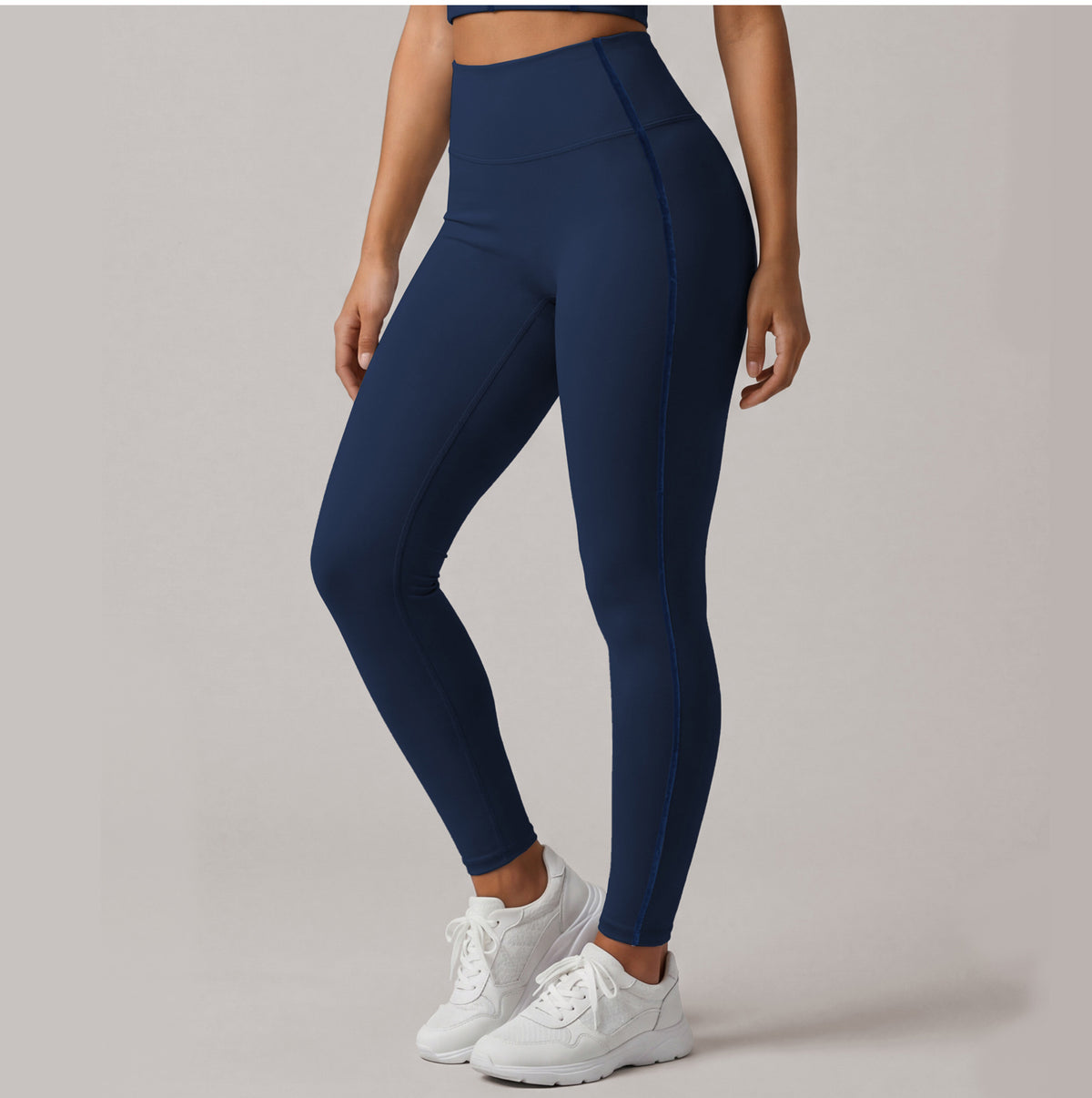 Leggings capri deportivos de cintura alta para mujer