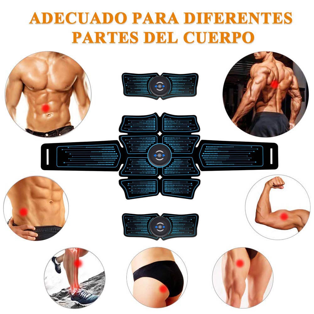 Cinturón abdominal de electroestimulación EMS