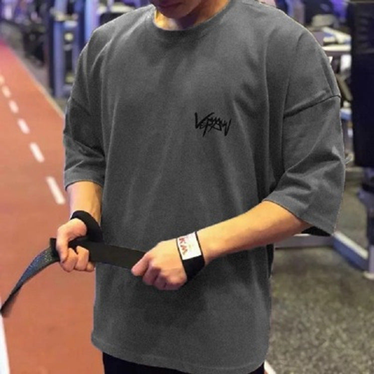 Camiseta deportiva de algodón para hombre