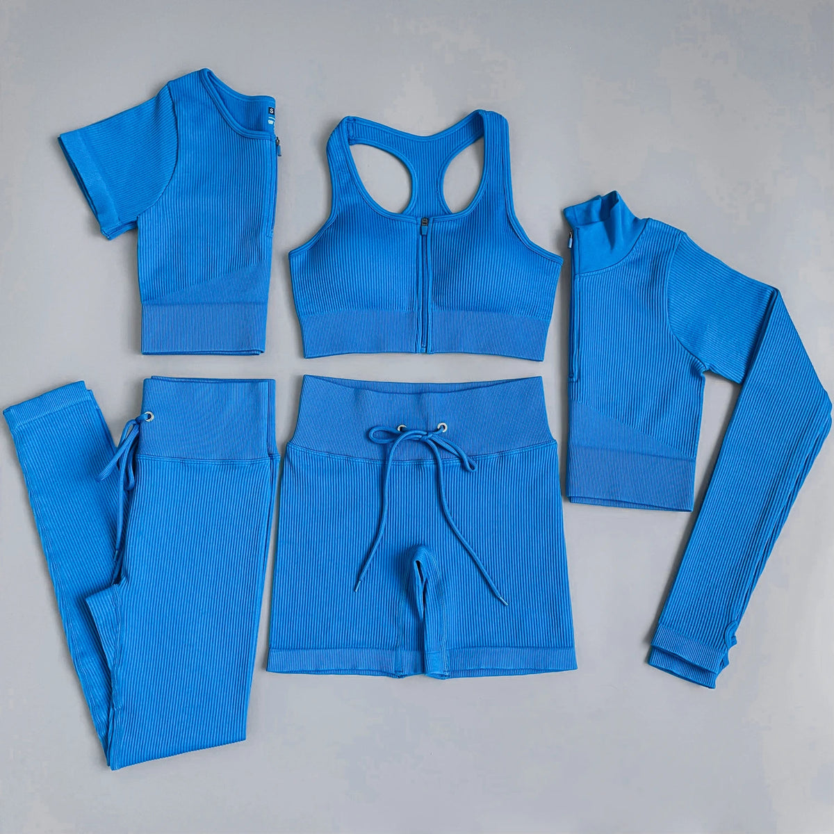Conjunto deportivo de mujer con leggings de cintura alta
