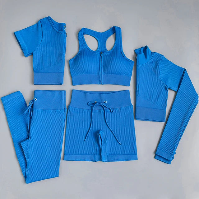 Conjunto deportivo de mujer con leggings de cintura alta