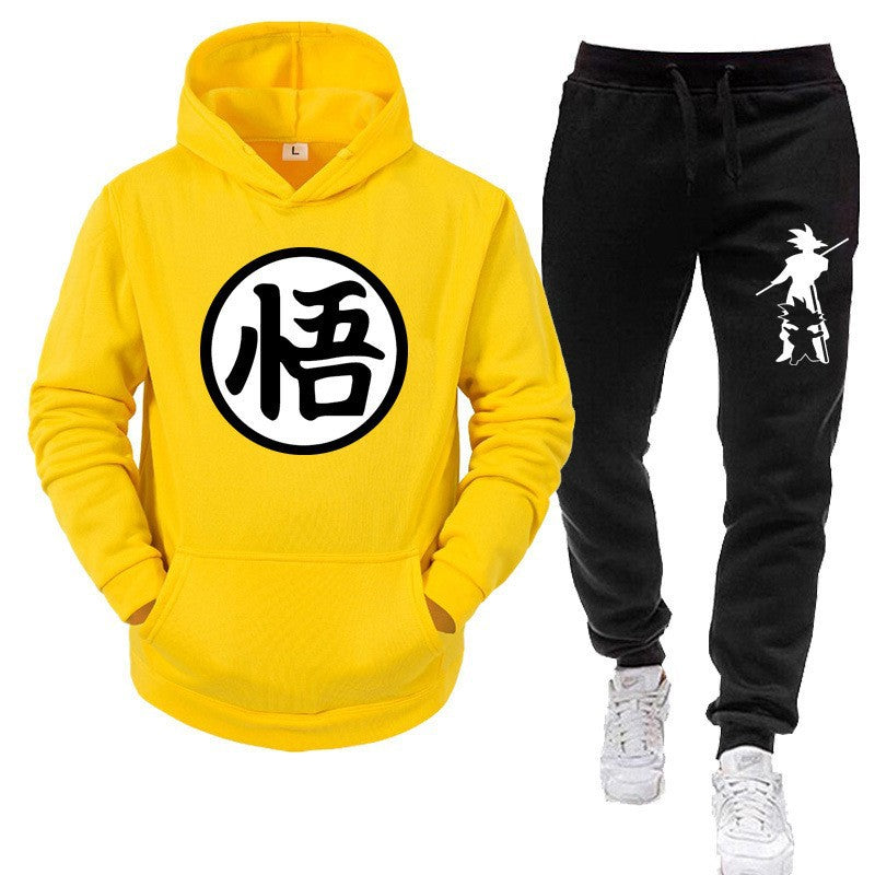Conjunto deportivo con capucha y estampado