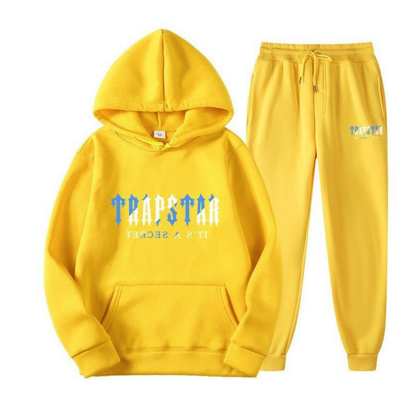 Conjunto deportivo casual con sudadera con capucha para hombre