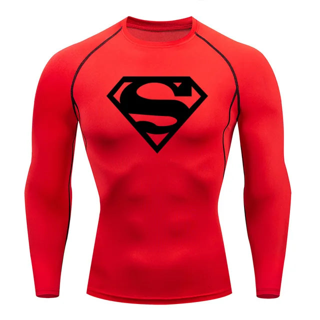 Camiseta térmica de manga larga para hombre