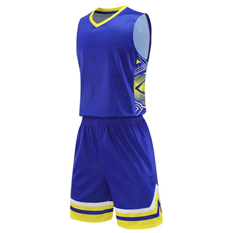 Conjunto de Camiseta y Pantalón de Baloncesto Personalizado para Jóvenes – Secado Rápido y Transpirable