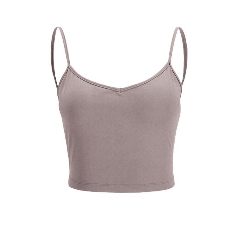 Sujetador deportivo de espalda en U para mujer