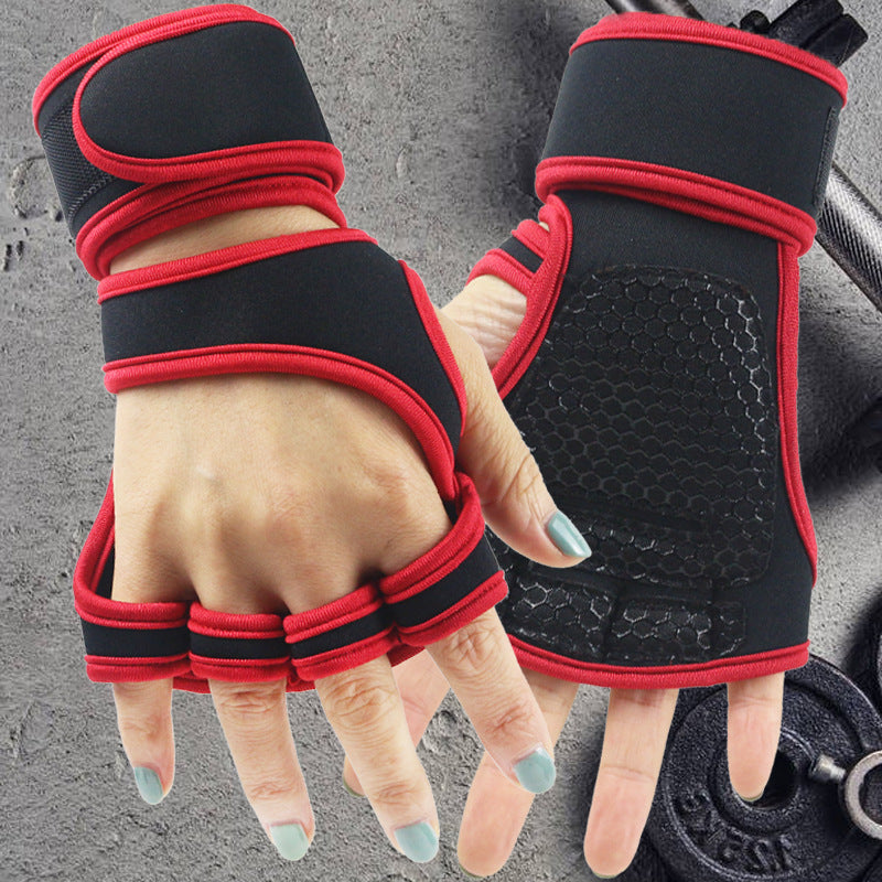 Guantes antideslizantes para entrenamiento y pesas