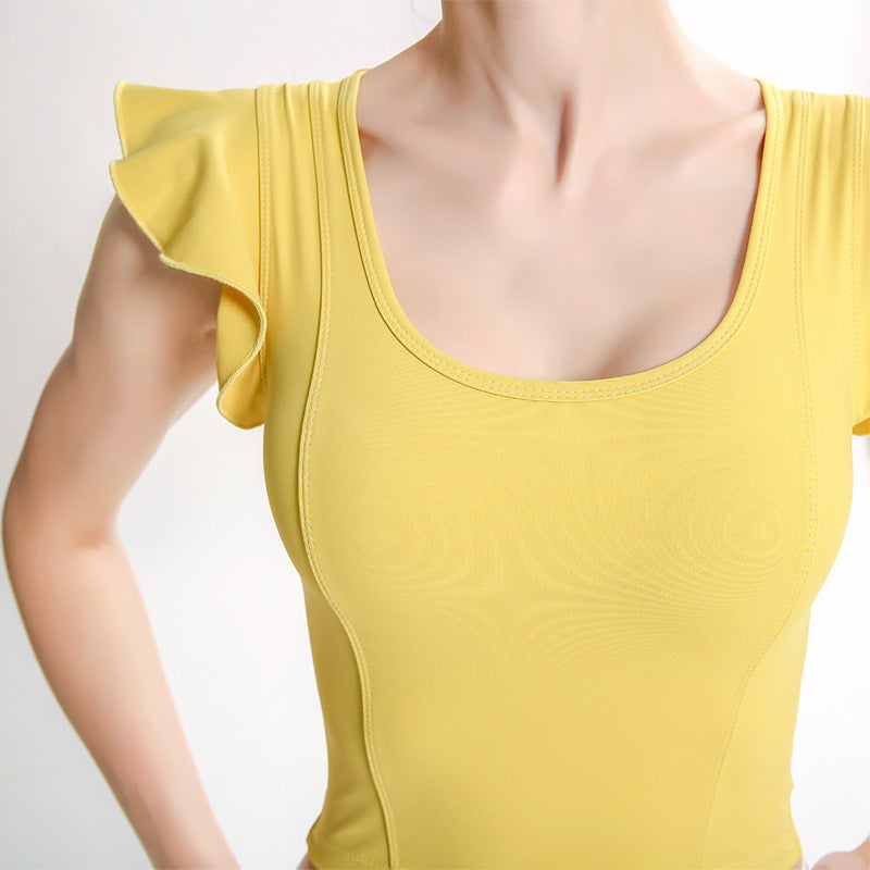 Camiseta deportiva de mujer de manga corta