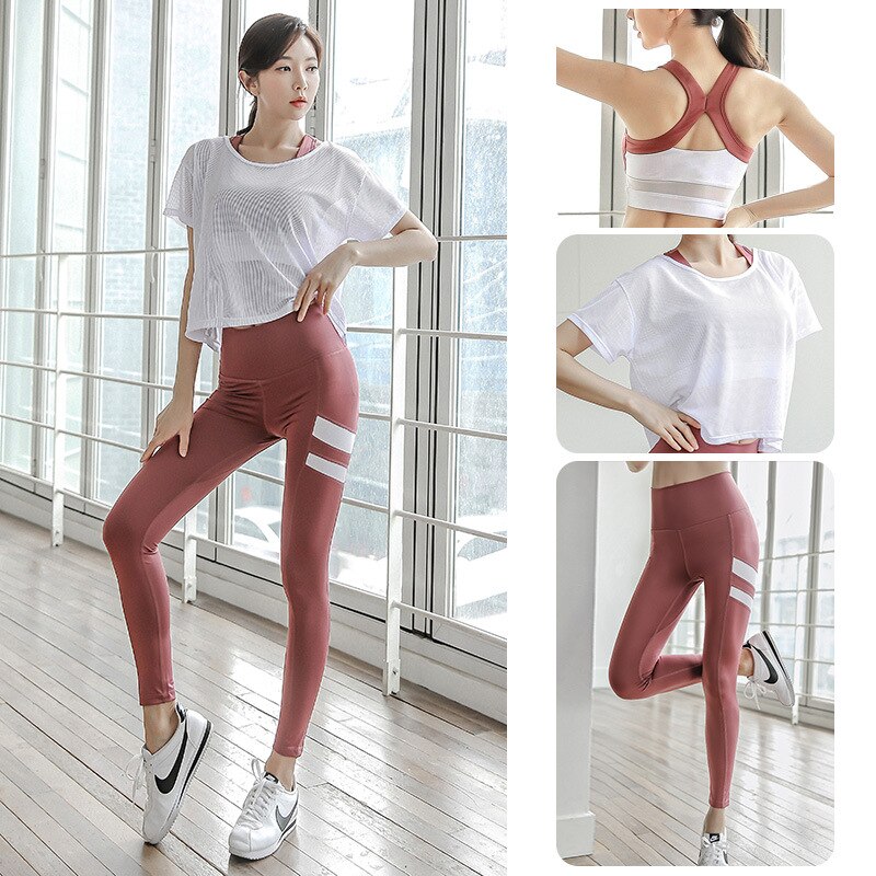 Conjunto deportivo de yoga para mujer