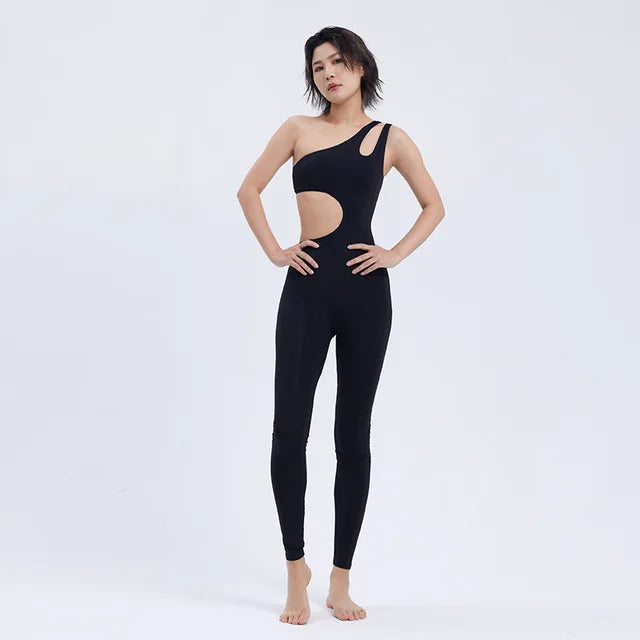 Nuevos conjuntos de gimnasio sexys de One Piece, monos de yoga para mujer, conjuntos deportivos, rompers de fitness, ropa de entrenamiento, bodys acolchados, ropa deportiva