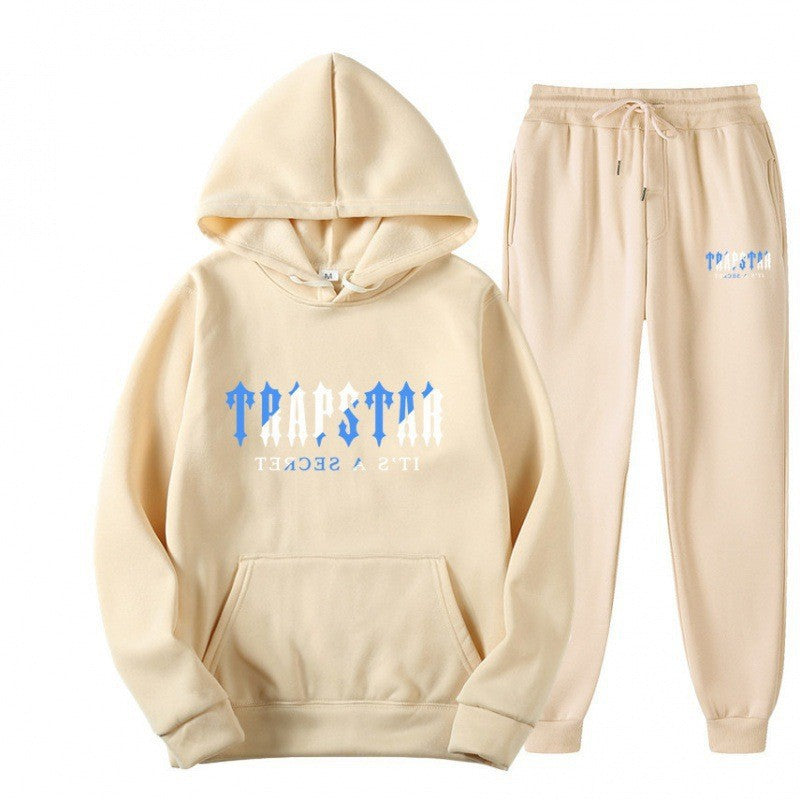 Conjunto deportivo casual con sudadera con capucha para hombre