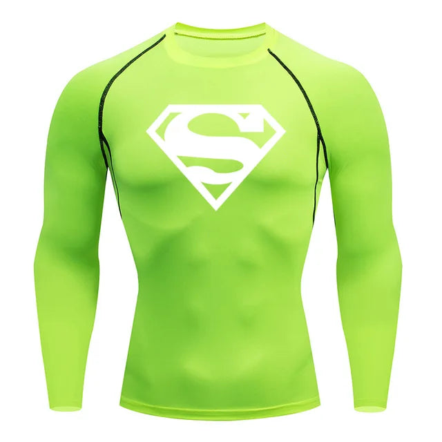 Camiseta térmica de manga larga para hombre
