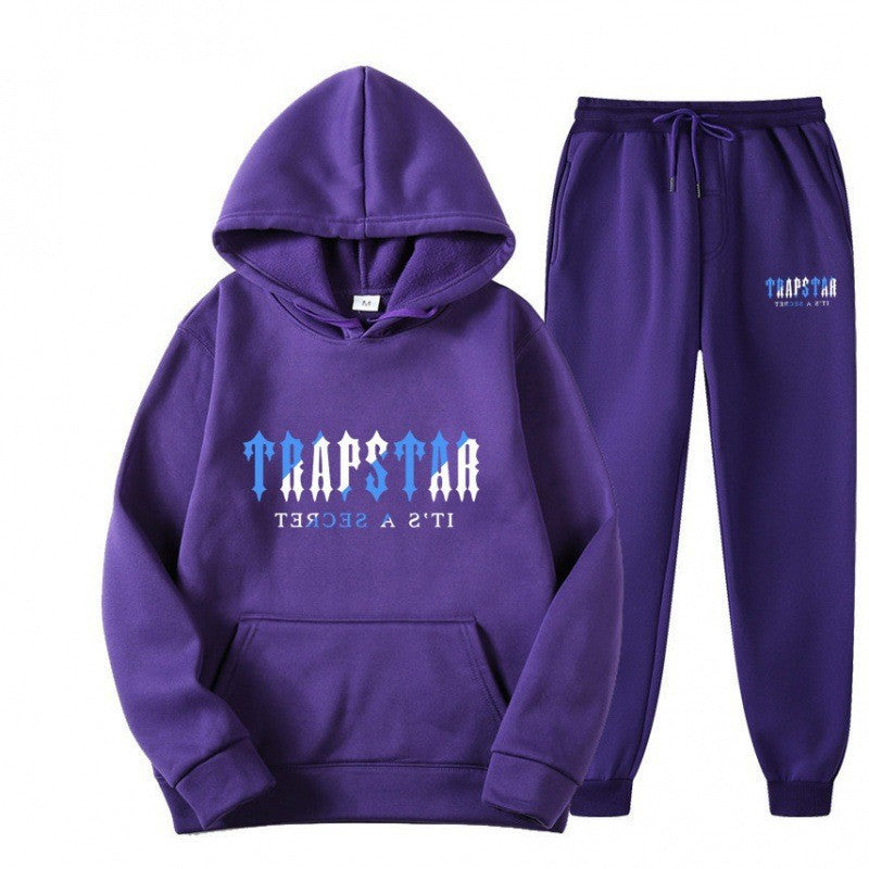 Conjunto deportivo casual con sudadera con capucha para hombre