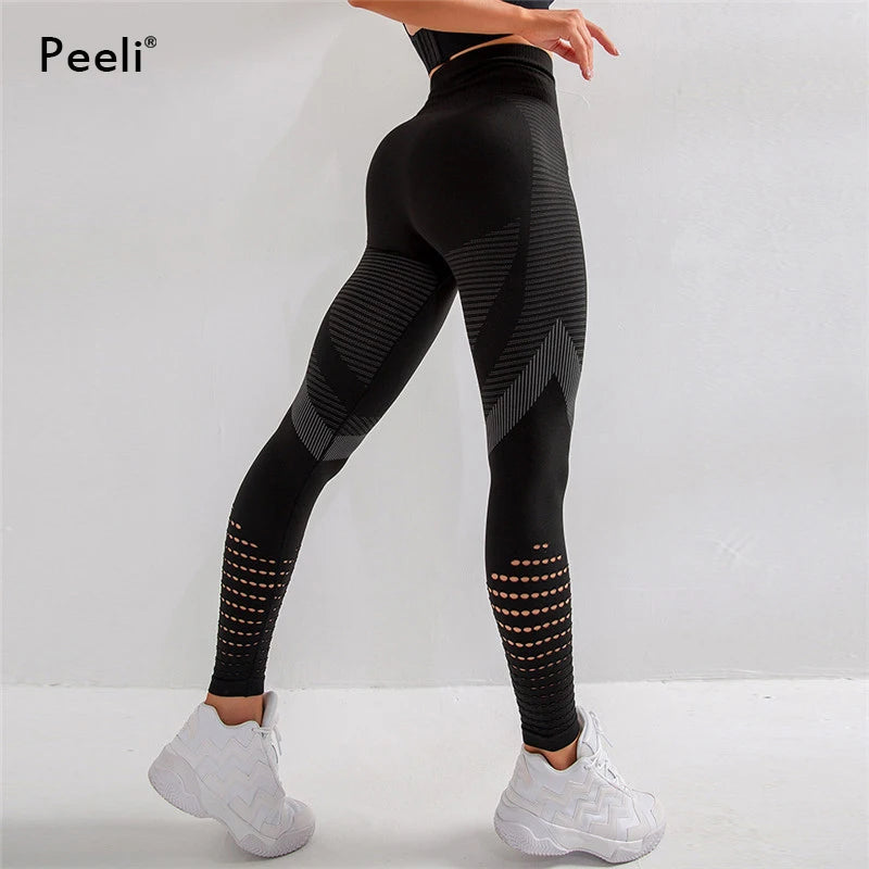 Leggings deportivos sin costuras de cintura alta