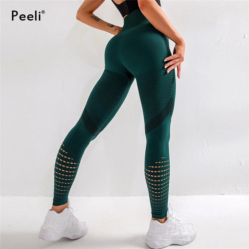 Leggings deportivos sin costuras de cintura alta