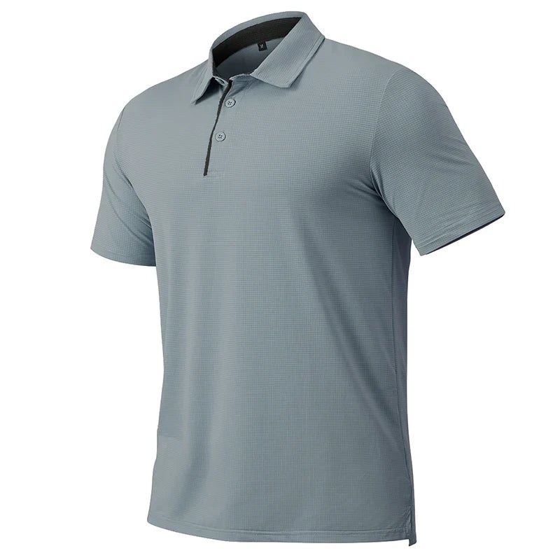 Polo deportivo de hombre de manga corta – Ligero y de secado rápido