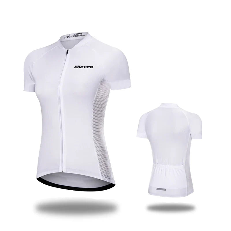 Maillot de ciclismo de mujer de manga corta – Ligero y reflectante