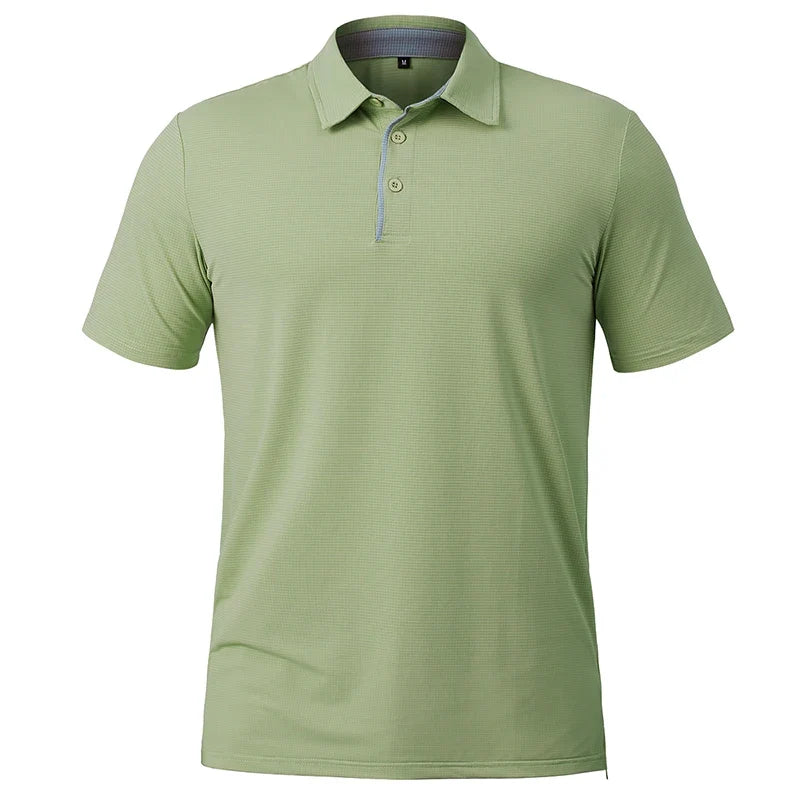 Polo deportivo de hombre de manga corta – Ligero y de secado rápido