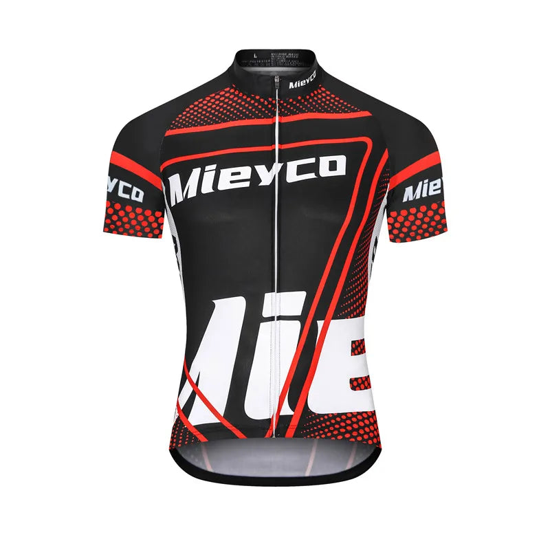 Conjunto de Ciclismo para Hombre – Maillot Manga Corta y Culotte con Pad GEL, Secado Rápido