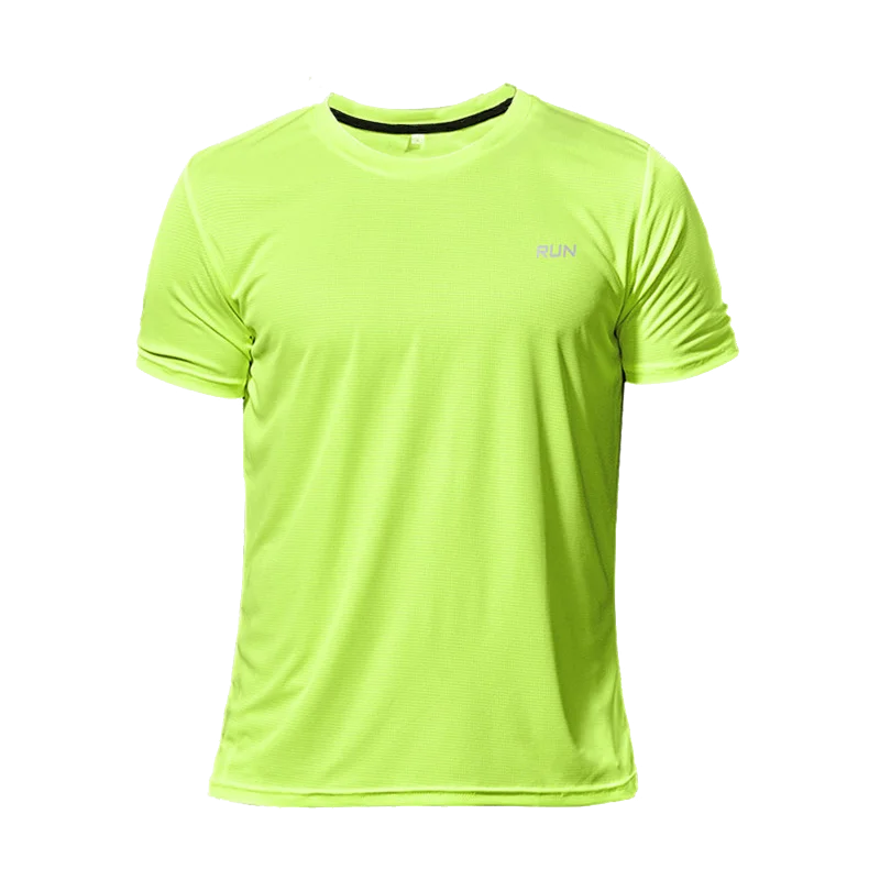 Men Compression Shirt Quick Dry Running Gym Training Sport Top Fitness-1