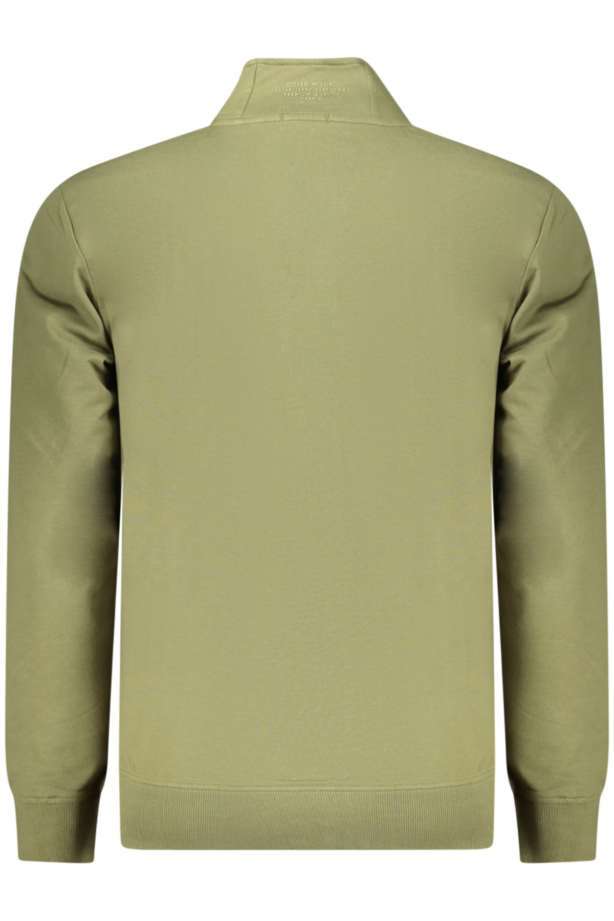 COVERI MOVING MEN'S ZIP-UP SWEATSHIRT GREEN-1