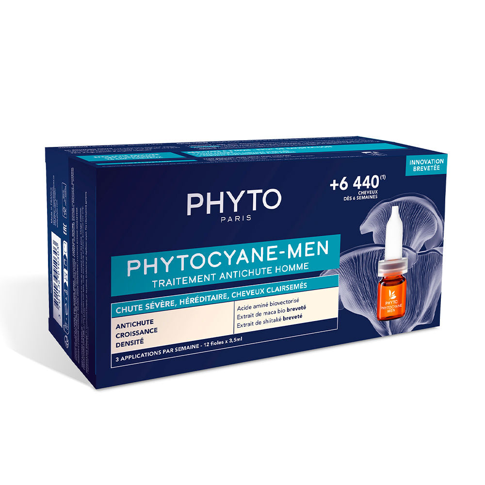 PHYTOCYANE-MEN tratamiento anticaída hombre 12 x 3,5 ml-0