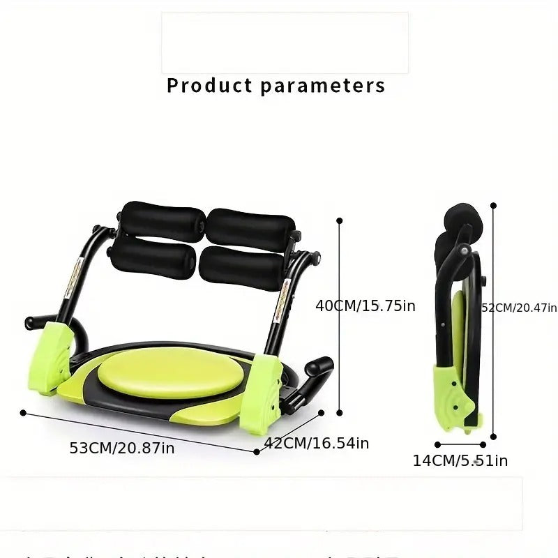 Máquina de Entrenamiento para Gym en Casa – Cuerpo Completo, Hierro, 53x42x40cm, Sin Electricidad, Verde
