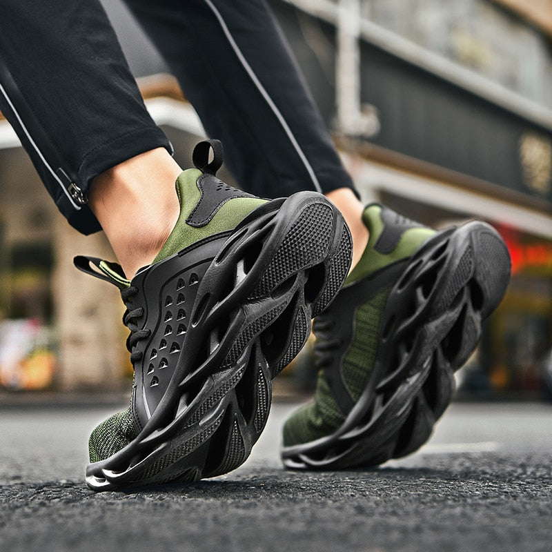 Zapatillas casuales para hombre con cordones