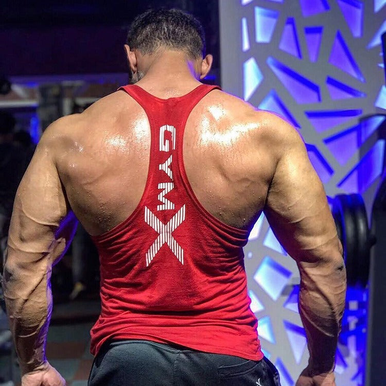 Chaleco de fitness para hombre, camiseta ajustada para ejercicio muscular, top de secado rápido, conjunto de fitness, entrenamiento muscular, sin mangas