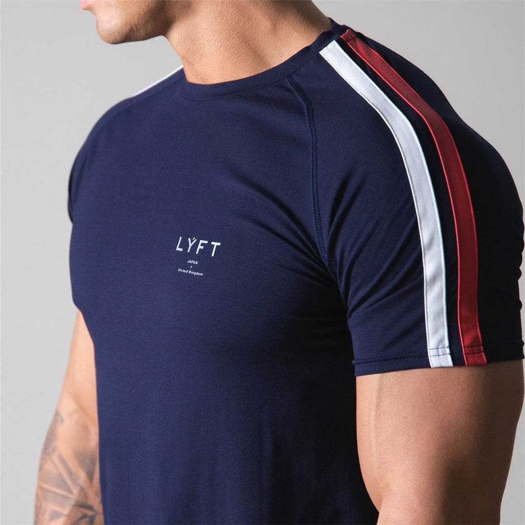 Camiseta deportiva de manga corta para hombre