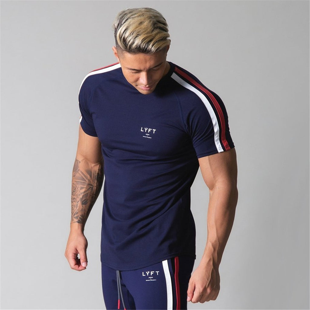 Camiseta deportiva de manga corta para hombre