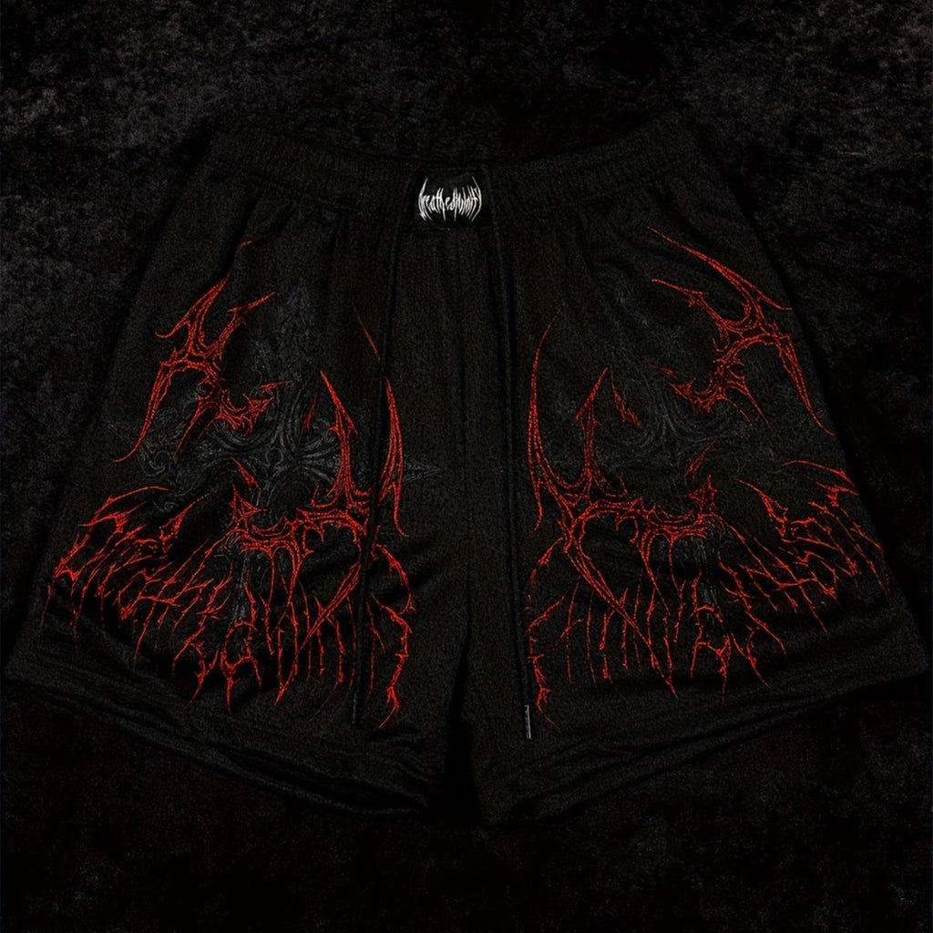 Pantalón corto deportivo de malla para hombre, ligero y de secado rápido