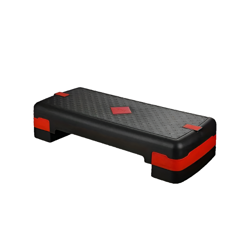 Adjustable Sports Fitness Pedal with Pull Rope - 81cm, Black and Red-0