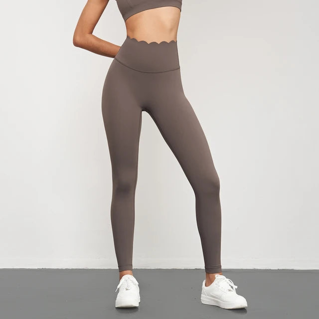 Pantalones de yoga para mujer, sin costuras, arco de loto, para entrenamiento, correr, leggings de cintura alta, fruncidos en el trasero, para gimnasio, leggings de fitness para exteriores