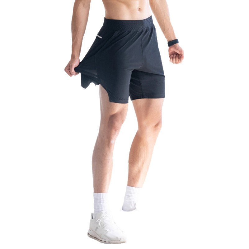 Pantalón corto deportivo elástico para entrenamiento