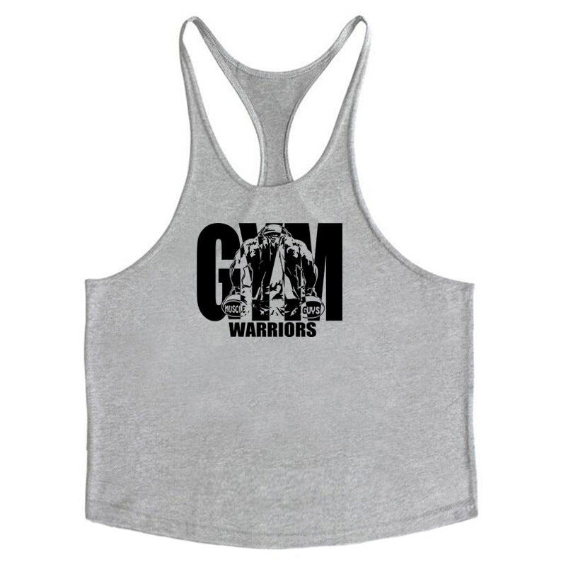 Camiseta de tirantes deportiva de algodón para hombre