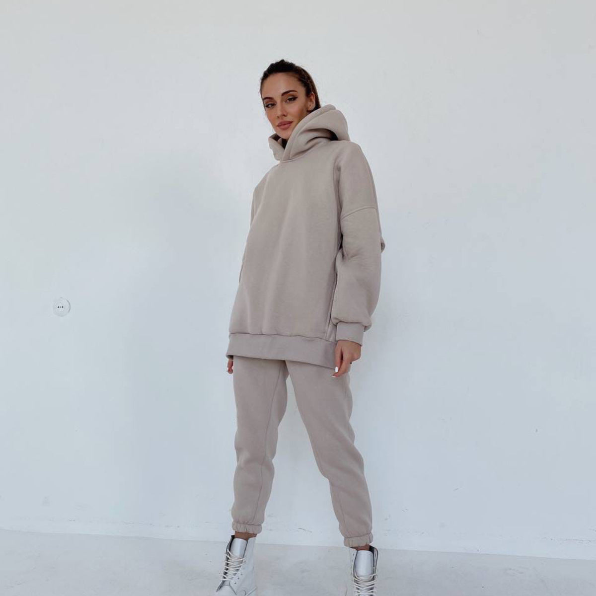 Conjunto casual deportivo de dos piezas para mujer